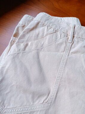 NWT FRAME Lightweight Cotton Utility Pocket Short Pale Peach-Pink Sizes 27 & 26